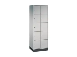 lockerkast,HxBxD 1950x620x500mm,2x5vakken,cil.-slot,sokkel - 2