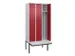 locker voor scheiding van kleding,HxBxD 2120x900x815mm,3vak