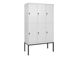 dubbeldekse locker,HxBxD 2120x1200x500mm,3x2vak.,vak B 400mm