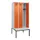 locker met bank,HxBxD 2120x900x815mm,3vak,vak B 300mm,cilinderslot