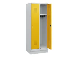 schoollocker,HxBxD 1630x600x500mm,2vak,vak B 300mm,cil.-slot,sokkel