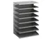 Sorteerrek 8 Vakken Grijs