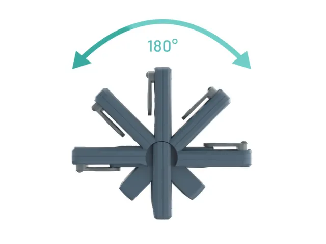 accu-werklamp,1 COB-led,500lumen,spot 175lumen,display-weergave