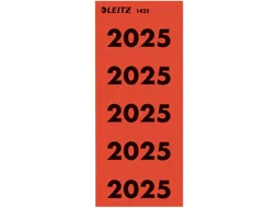 Rugetiket Leitz 2025 rood 100 stuks