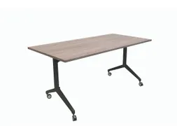 Schaffenburg Klaptafel 120x80cm Blad Robson Eik 25mm Frame Zwart