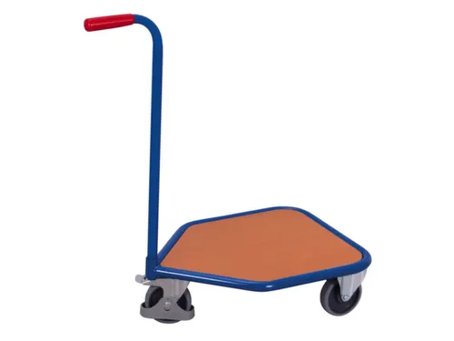 Platformwagen Duwstang 150kg Laadvlak 565x450mm 3 Wielen