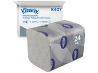Kleenex 8407 PREMIER toiletpapier 2-laags Gevouwen doos 24x200vel