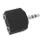 Dubbele Vrouwelijke 3.5mm Stereo Jack Mannelijke 3.5mm Stereo Jack