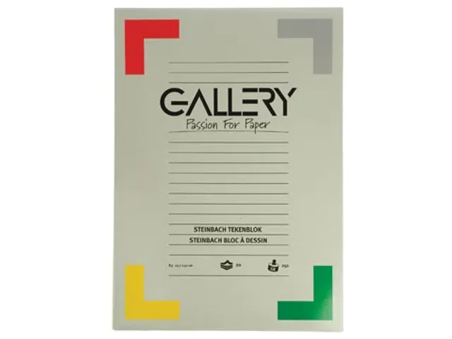 Gallery Tekenblok A3 Steinbach Gekorreld 20 Blad 250 Gram