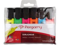 Markeerstift, Etui Van 6 Stuks In Geassorteerde Kleuren