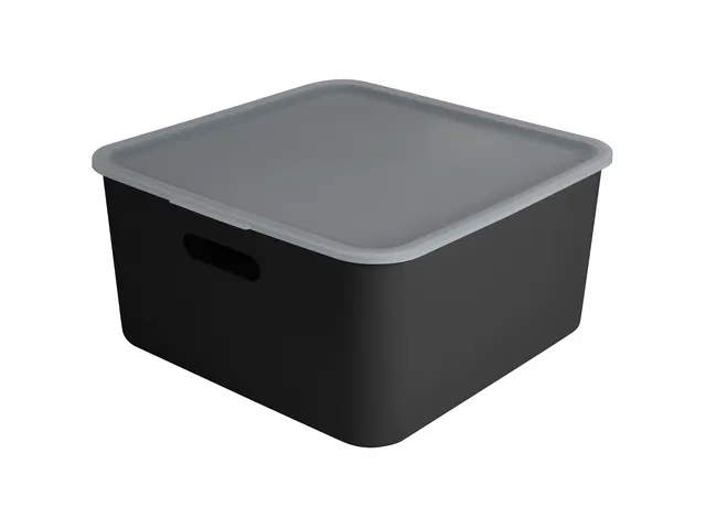 Sigma Home cube box 12,5L zwart - 31,3x31,3x15,7cm