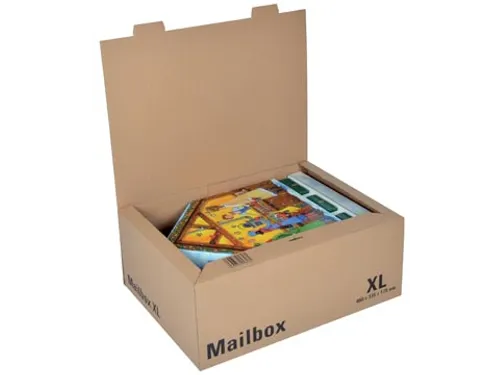 Colompac Verzenddoos Mailbox XL 460x335x175mm Bruin