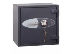 kluis,HxBxD 580x580x545mm,1niveaus,romp RAL7024,front RAL7024