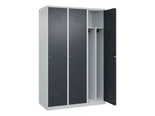 locker voor scheiding van kleding,HxBxD 1850x1200x500mm,3vak - 2
