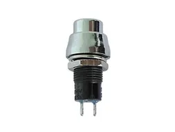 Drukschakelaar Off-(on) Zilver 3a 125v