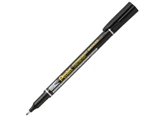 Pentel NF450-A Permanente marker Extra Fijne punt 1,2mm Zwart - 2