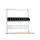 geperforeerde plaat,plank,10vakken,v. werkbank,HxBxD 1357x1350x435mm
