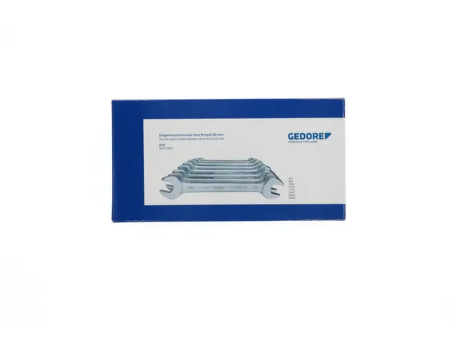 GEDORE 6-8dubbelsleutelset 8stuks 6-22mm