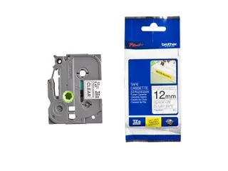 Labeltape Brother P-touch TZe-S231 extra sterk klevend 12mm zwart op w - 6