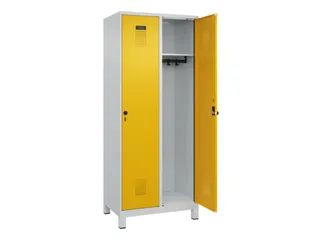 locker,HxBxD 1950x800x500mm,2vak,vak B 400mm,draaigrendel,voeten - 2