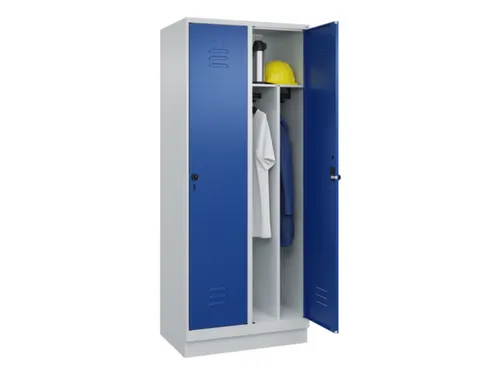locker voor scheiding van kleding,HxBxD 1950x800x500mm,2vak