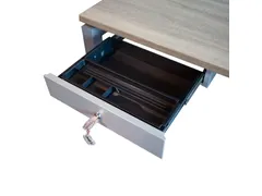 Claudius Persoonlijke Lade Aluminium Grijs