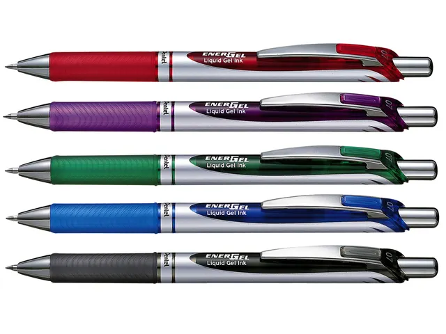 Gelschrijver Pentel Energel BL77 zwart 0.4mm