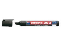 Viltstift edding 363 whiteboard beitel zwart 1-5mm