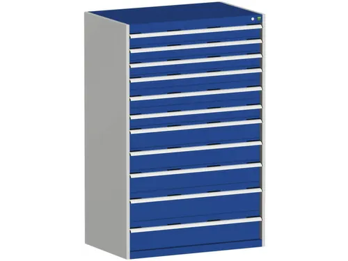 ladekast HxBxD 1600x1050x650mm 11laden zware lasten RAL7035 RAL5010