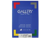 Gallery Witte Etiketten 99.1x33.9 mm Ronde Hoeken