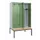 PBM-locker met bank,HxBxD 2120x1200x815mm,4vak,vak B 300mm