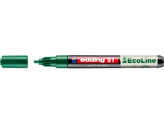 Paintmarker edding 51 EcoLine op waterbasis 1-2mm groen - 2