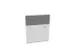 cache de banque d'accueil,p. table de bureau,Bl-blanc,BN8078-gris