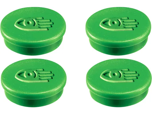 Magneet Legamaster 30mm 850gr groen 4 stuks