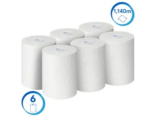 Handdoekrol Scott Essential Slimroll 1-laags 190m wit 6695 - 3