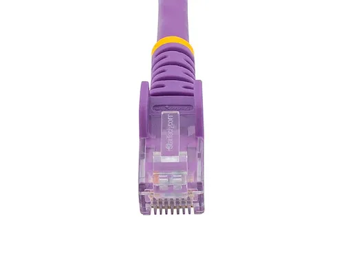 0,5m gigabit snagless RJ45 UTP Cat6 patchkabel paars