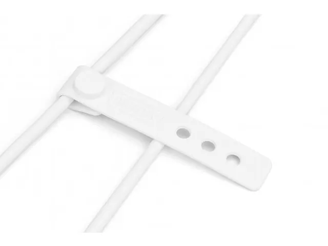 USB siliconen oplaadkabel USB-C Lightning 0,5m USB 2.0 60W Wit