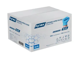 Handschoen Hynex nitril M blauw extra sterk 5gr 100 stuks - 5