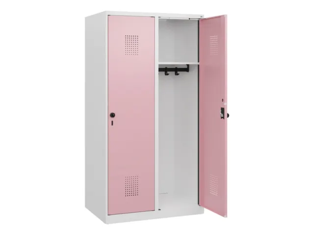 schoollocker,HxBxD 1530x800x500mm,2vak,vak B 400mm,draaigrendel