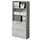 Combikast 3legborden 2hangmappenframe Grijs 2000x800x420mm Stanggreep