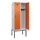 locker,HxBxD 2120x800x500mm,2vak,vak B 400mm,draaigrendel