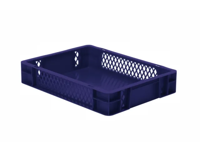 Euronorm-stapelbak 7l 75x400x300mm Wanden Opengewerkt Bodem Gesloten