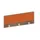 baliepaneel,v. bureau,aanbouw achter,B 1200mm,NT-cherry,BN3012-oranje
