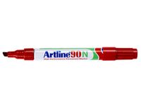 Viltstift Artline 90 schuin 2-5mm rood