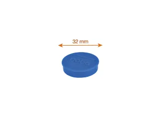 Magneet Nobo 32mm blauw 10 stuks - 4