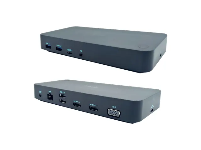 USB 3.0/USB-C/Thunderbolt, 3x Display Docking Station + Power Delivery