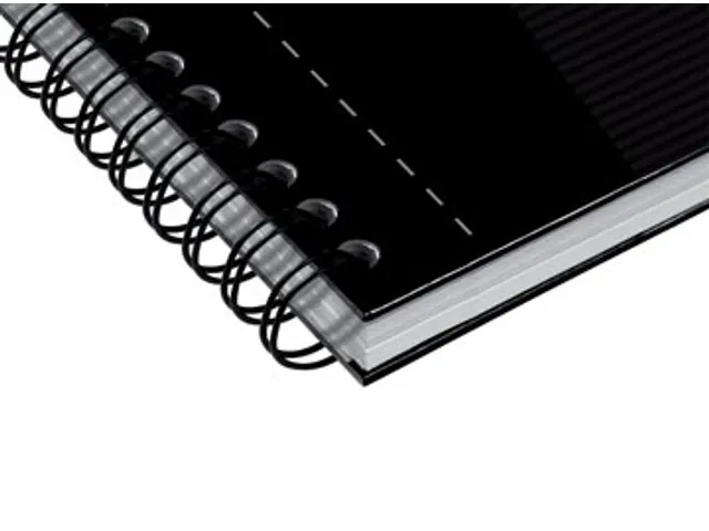 Office Essential spiraalschrift A5 gelijnd zwart