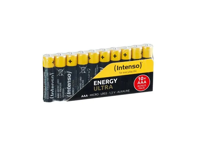 Intenso 7501910 AAA batterijen Energy Ultra 10 stuks
