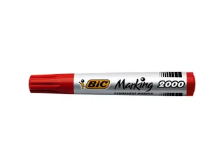 Viltstift Bic 2000 ecolutions rond large rood - 6