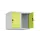 opzetkast,v. locker,2vak.,vak B 300mm,HxBxD 500x600x500mm,draaigrendel
